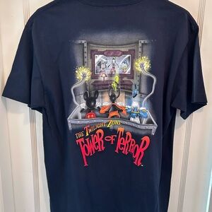 The Twilight Zone Tower Of Terror Vintage Disney Graphic Mickey T-Shirt Men’s M